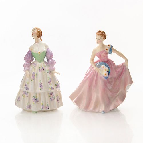 2 ROYAL DOULTON LADY