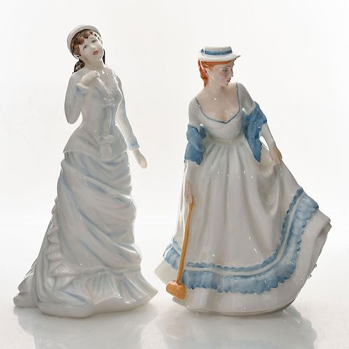 2 ROYAL DOULTON LADY