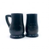 2 ROYAL DOULTON LEATHERWARE MU