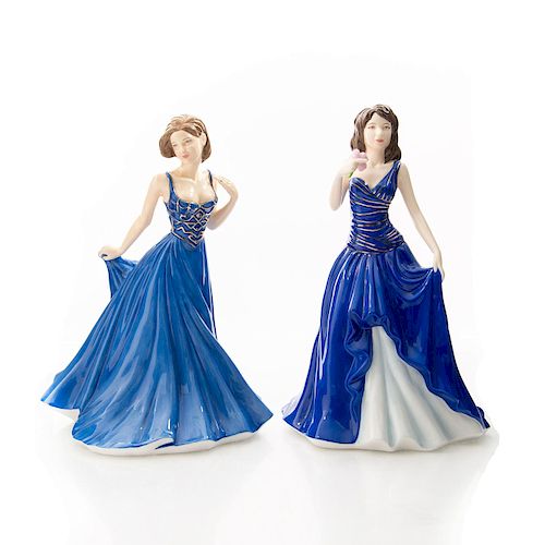 2 ROYAL DOULTON PRETTY LADIES