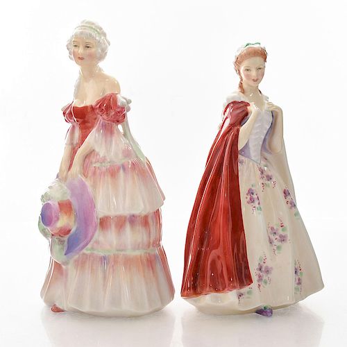 2 ROYAL DOULTON PRETTY LADY