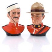 2 ROYAL DOULTON RCMP MOUNTIE J