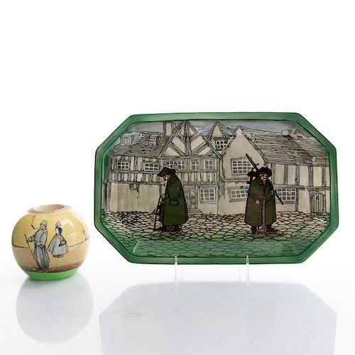 2 ROYAL DOULTON SERIES WARE TRAY