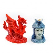2 ROYAL DOULTON SM CHARACTER J