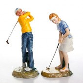 2 ROYAL DOULTON SPORTING FIGUR