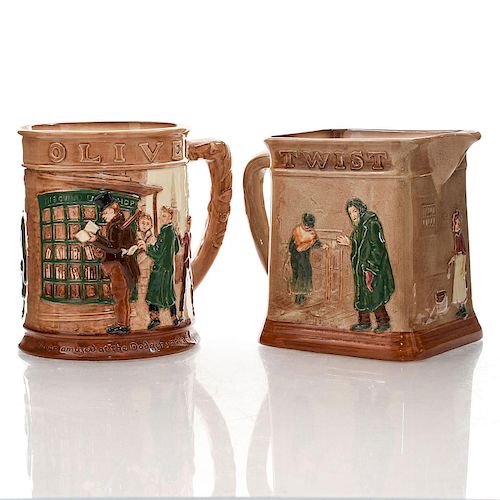 2 ROYAL DOULTON TOBY JUG,