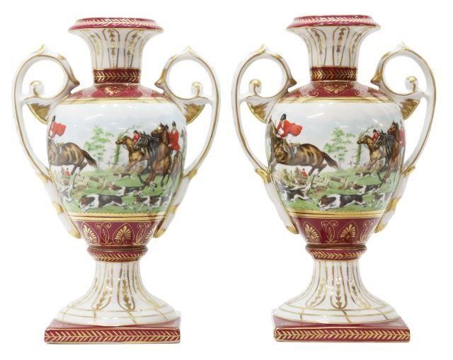 (2) ROYAL VIENNA STYLE PORCELAIN