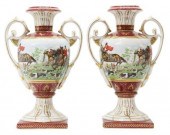 (2) ROYAL VIENNA STYLE PORCELA