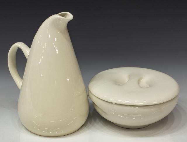 (2) RUSSEL WRIGHT MID-CENTURY WHITE