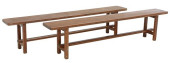 (2) RUSTIC ITALIAN OAK LONG SE