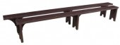 (2) RUSTIC PAINTED TRESTLE BEN