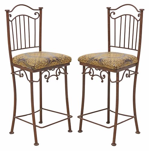 (2) RUSTIC WROUGHT IRON &AMP;