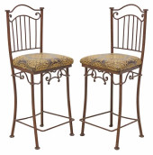 (2) RUSTIC WROUGHT IRON &AMP;