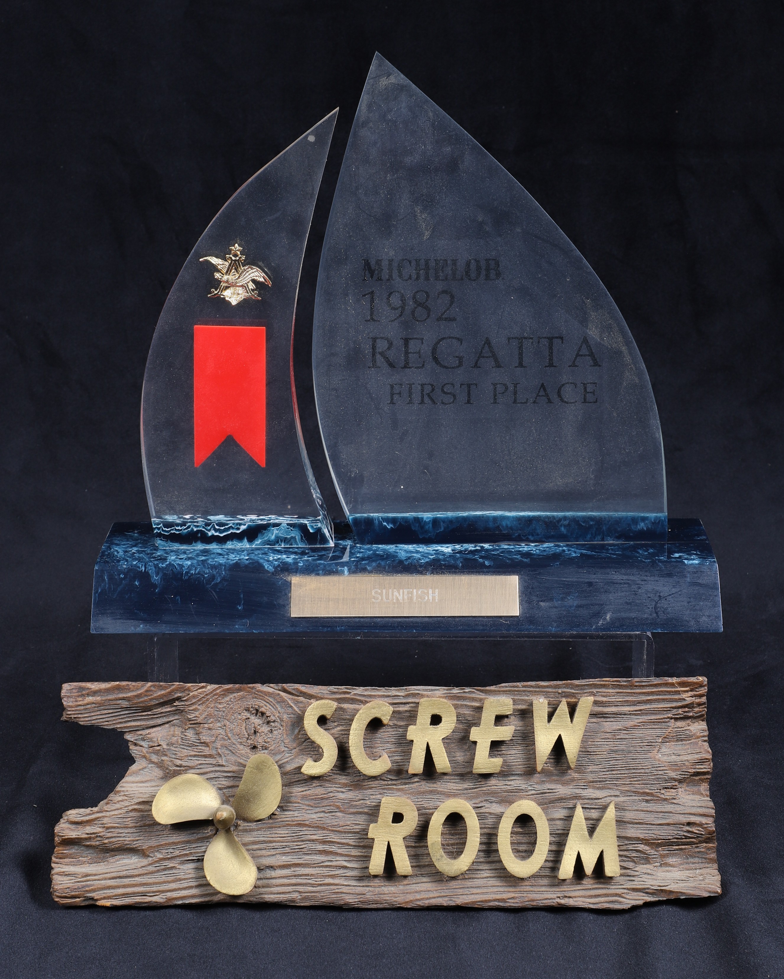 (2) Sailing plaques, c/o Michelob