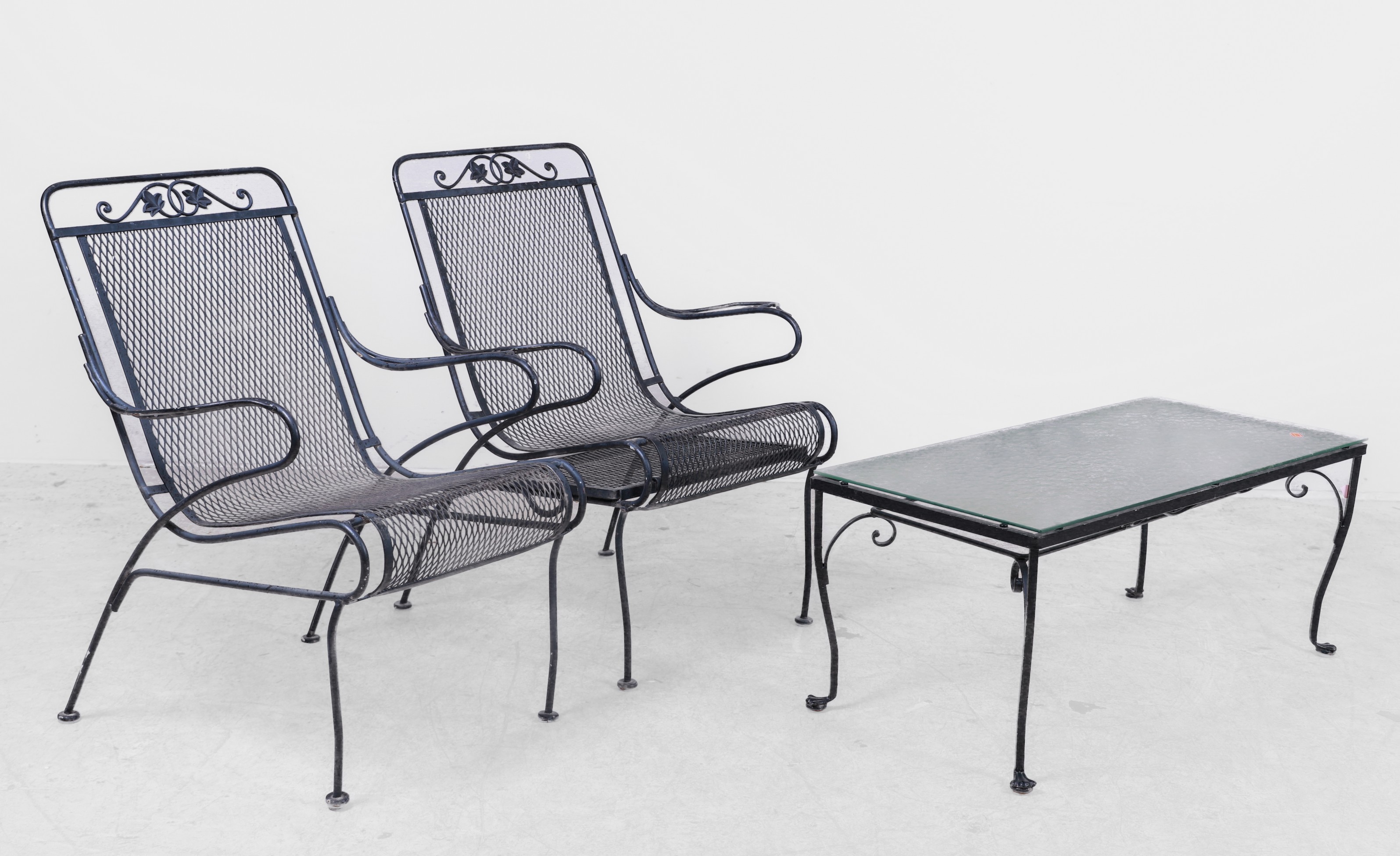 (2) Salterini lounge chairs,