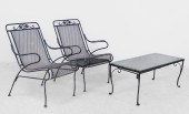 (2) Salterini lounge chairs, a