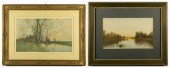 2 SAMUEL CHAFFEE WATERCOLOR LA