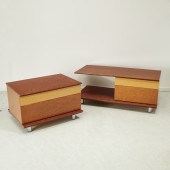 (2) SAPORITI TWO-TONE BIRDSEYE