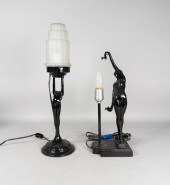 2 SARSAPARILLA ART DECO FIGURA