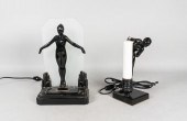 2 SARSAPARILLA ART DECO FIGURA