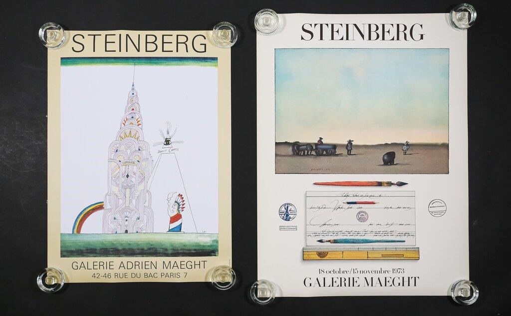 2 SAUL STEINBERG GALERIE MAEGHT