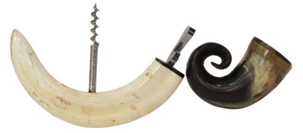 (2) SCOTTISH SNUFF MULL & WARTHOG
