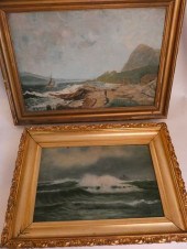 2 SEASCAPE PAINTINGSLot of 2 o