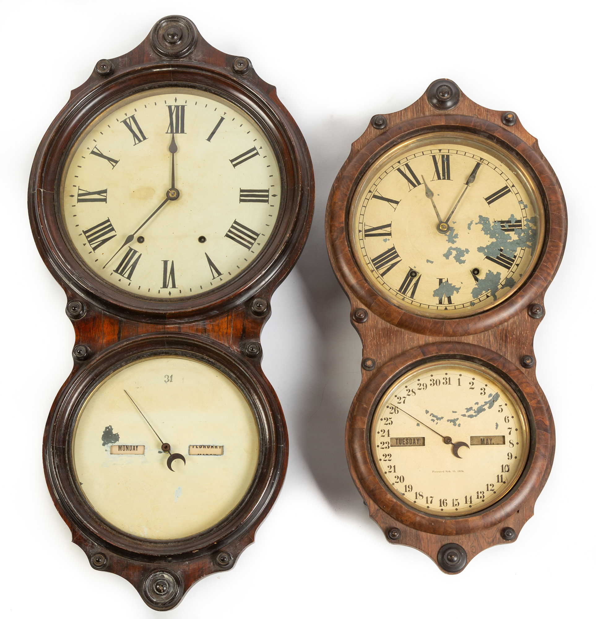 (2) SETH THOMAS CALENDAR CLOCKS