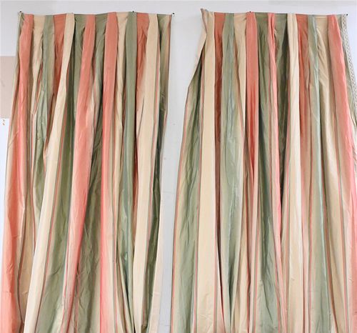 2 SETS OF CUSTOM CURTAINS/DRAPES2