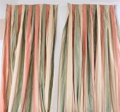 2 SETS OF CUSTOM CURTAINS/DRAP