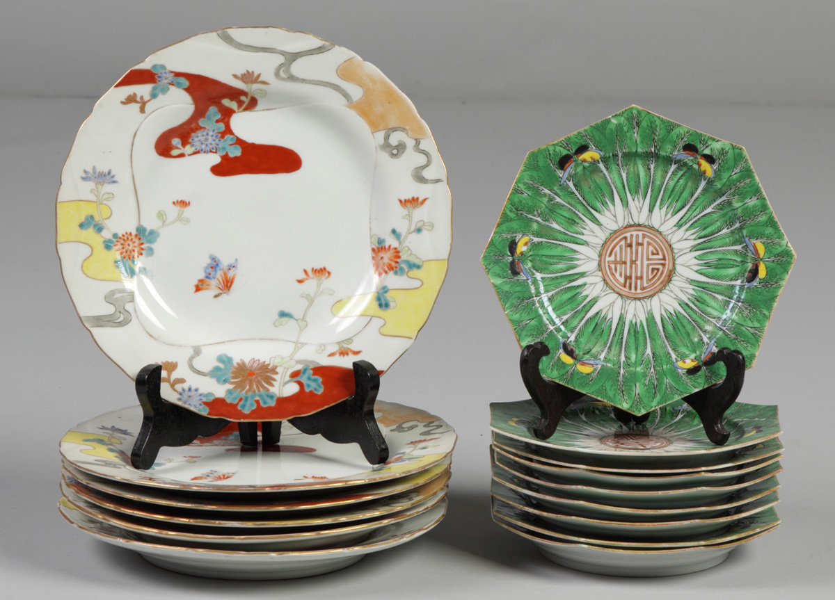 2 Sets of Oriental Plates 6