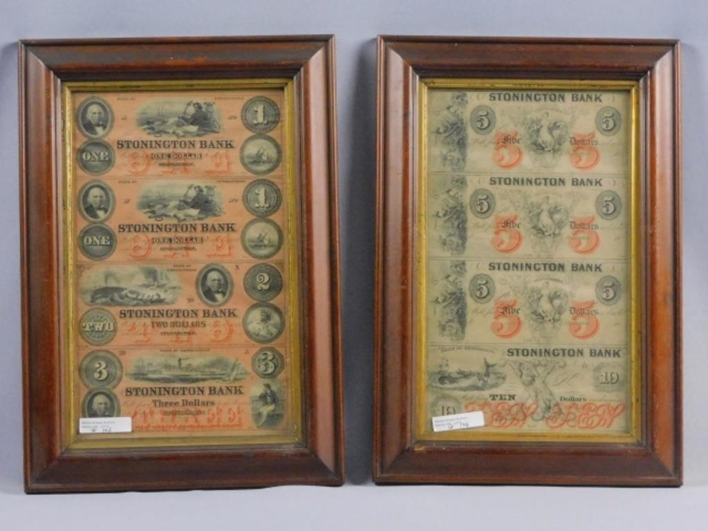 (2) SETS OF UNCUT WHALING AND