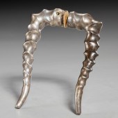 (2) SETS VINTAGE BRONZE ANTELO