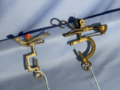 2 SEWING BIRDS, ONE BRASS, ONE