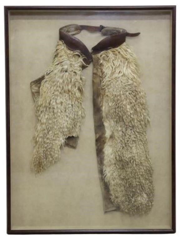(2) SHADOWBOX FRAMED COWBOY WOOLY