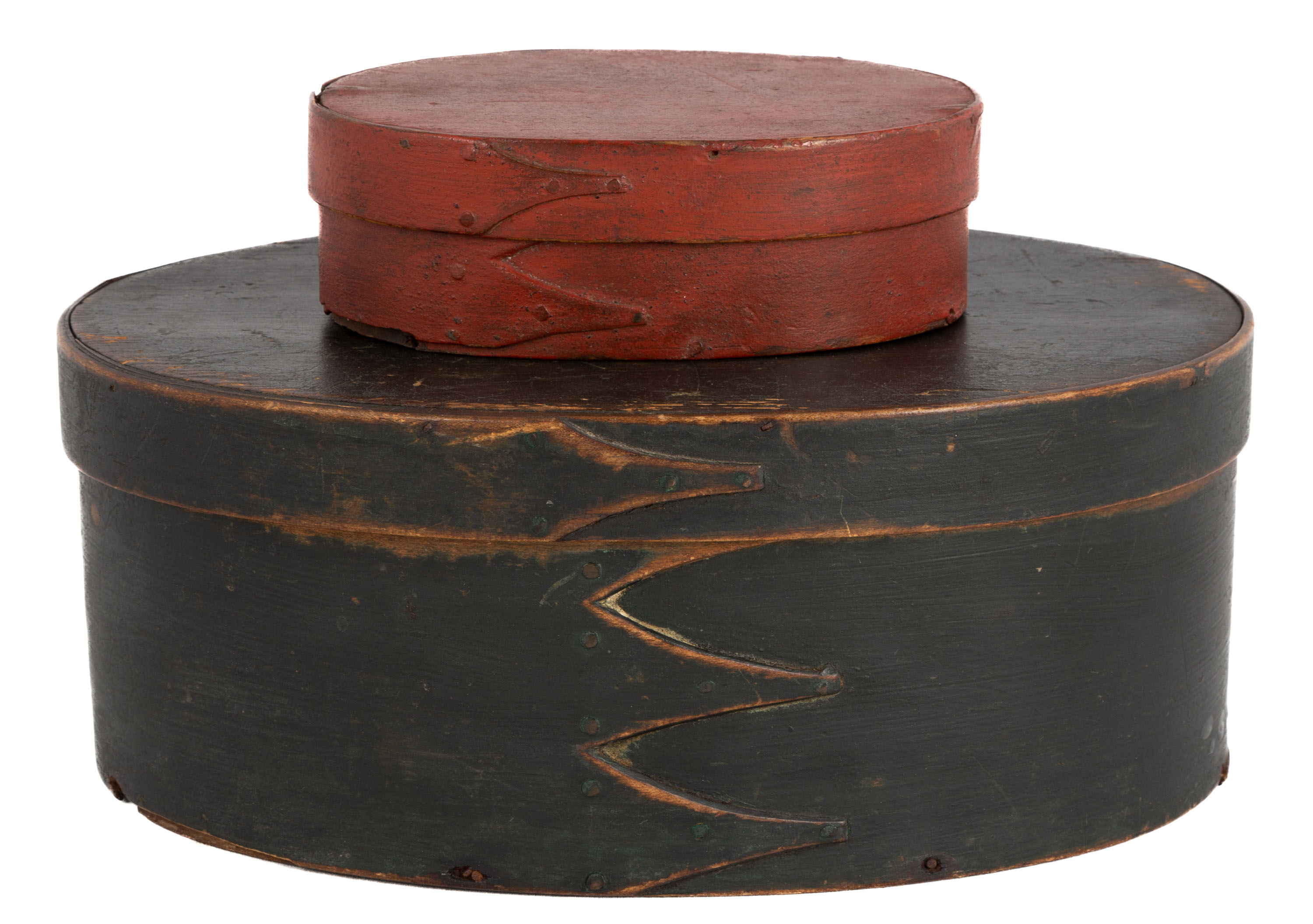 (2) SHAKER PAINTED PANTRY BOXES
