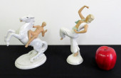 2 SHAUBACH KUNST DECO STATUETT