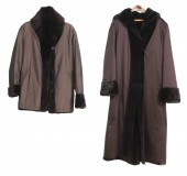 (2) Sheared mink coats to incl