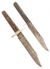 (2) SHEFFIELD BOWIE KNIVES, TH