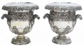 (2) SHEFFIELD SILVERPLATE CHAM