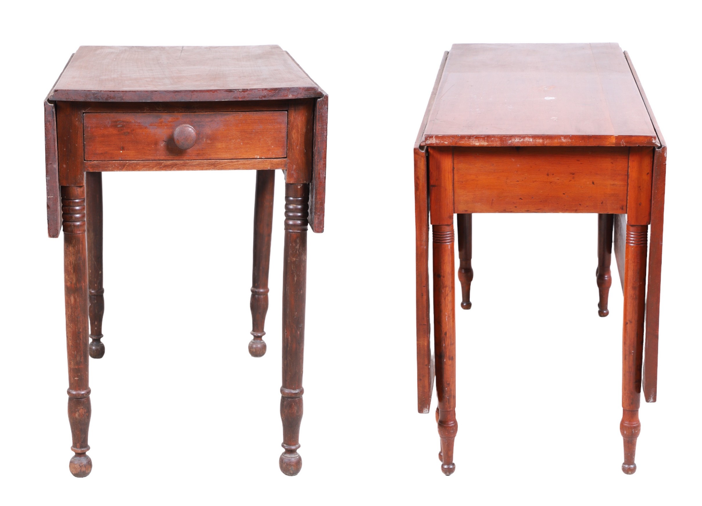 (2) Sheraton drop leaf tables,