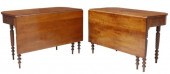 (2) SHERATON STYLE DROP-LEAF G