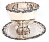 (2) SHERIDAN SILVERPLATE PUNCH