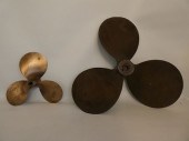 2 SHIP PROPELLERSLot of 2 heav