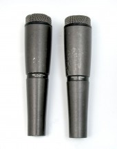 2 SHURE MODEL SM 50 MICROPHONE