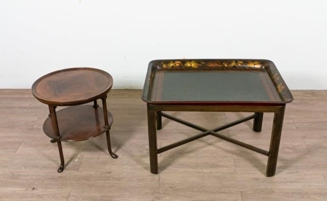 2 SIDE TABLES2 side tables, a