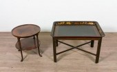 2 SIDE TABLES2 side tables, a