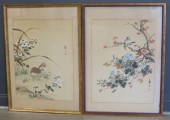 (2) SIGNED ASIAN WATERCOLORS O