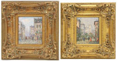 (2) SIGNED MORGAN OIL PAINTING
