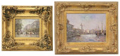 (2) SIGNED MORGAN OIL PAINTING